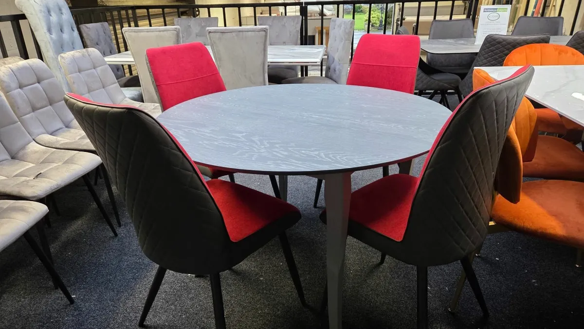 Kitchen Dining Set - Round Wood Table Clearance - Image 4