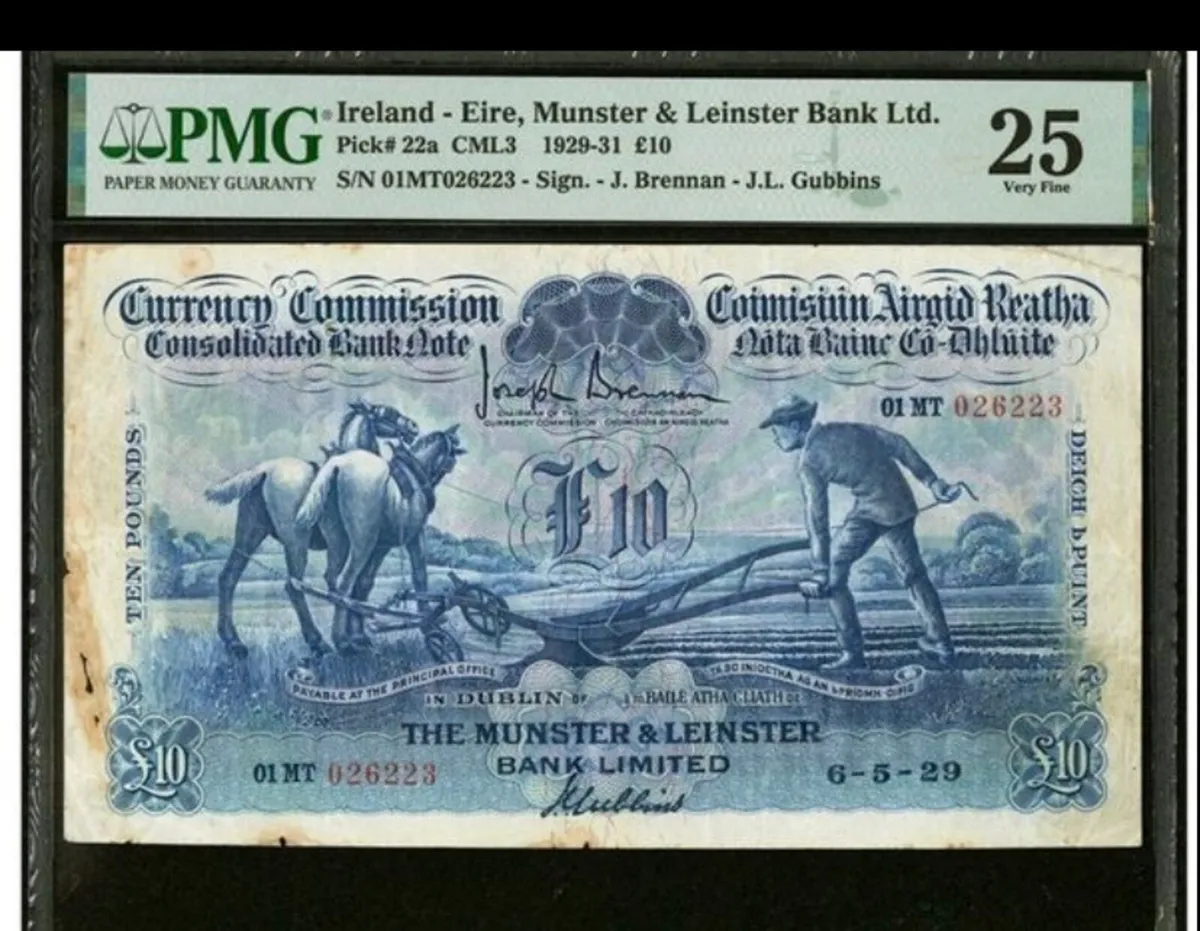 10 Pound Ploughman PMG 25 - Image 1