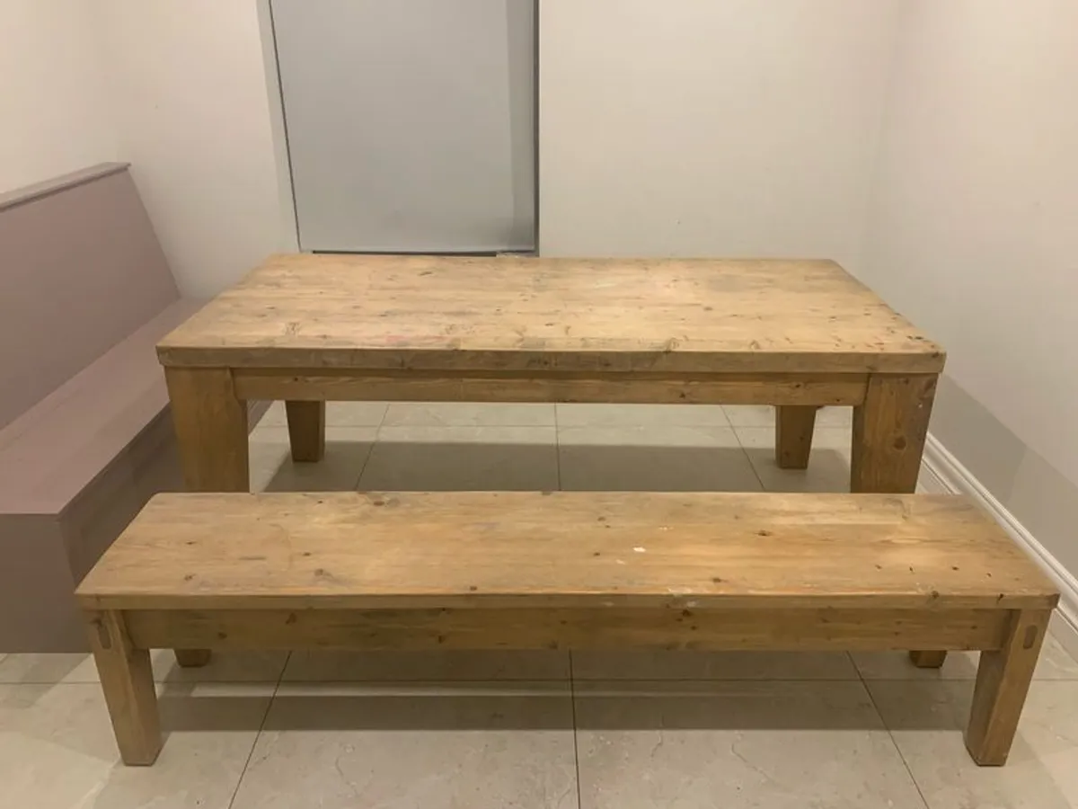 kithen table & matching bench