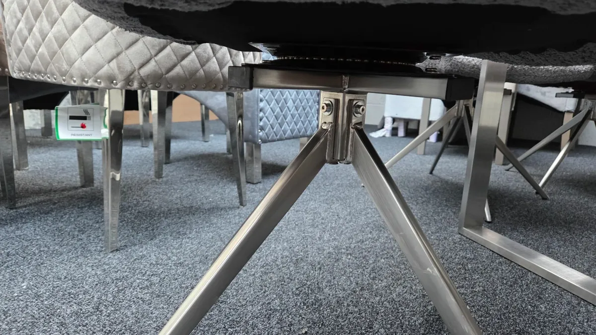 Dining Table Oslo - Chairs & Stone Top - Image 4