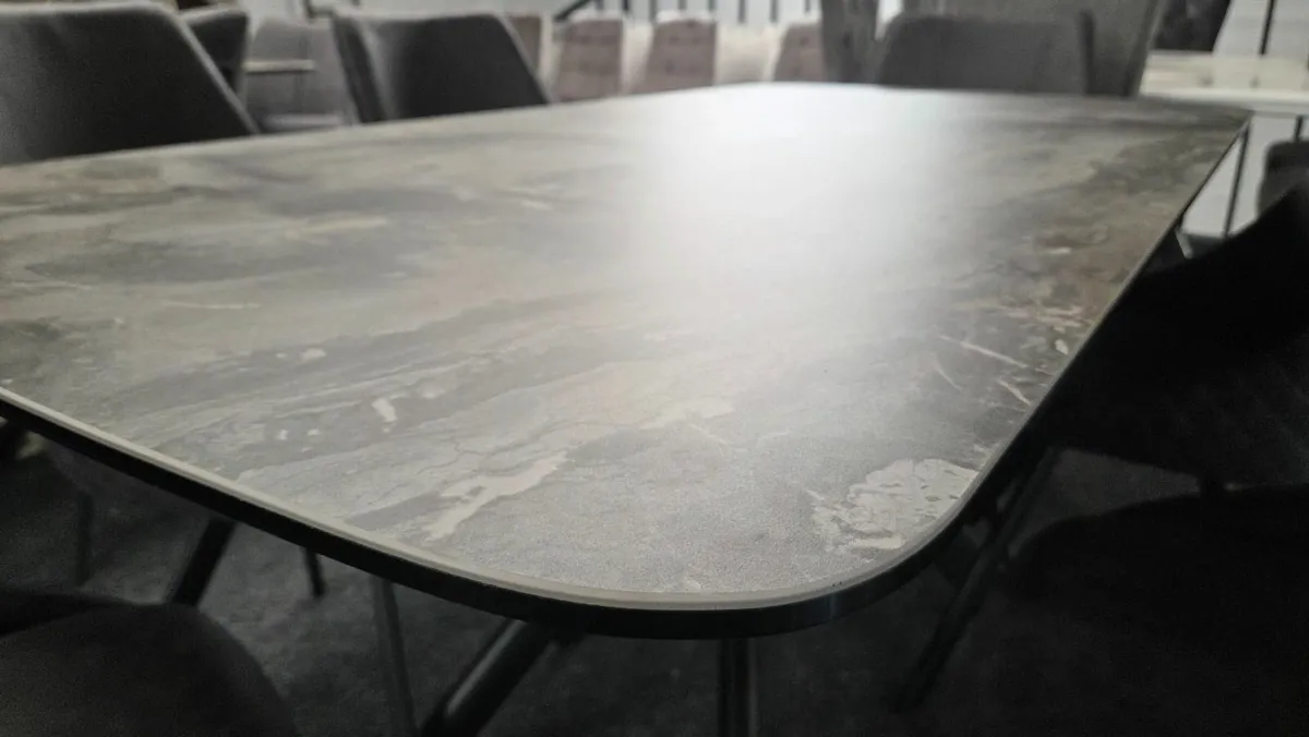 Kitchen Dining Set - Miro Ceramic Marble Look - Image 3