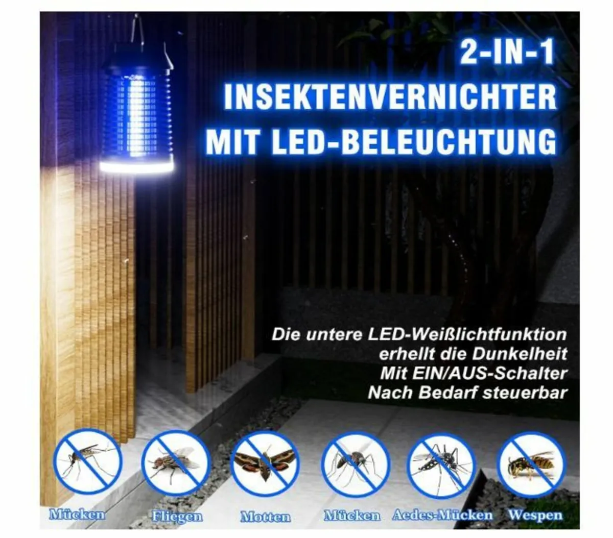 Electric insect killer, 4200V - Image 2