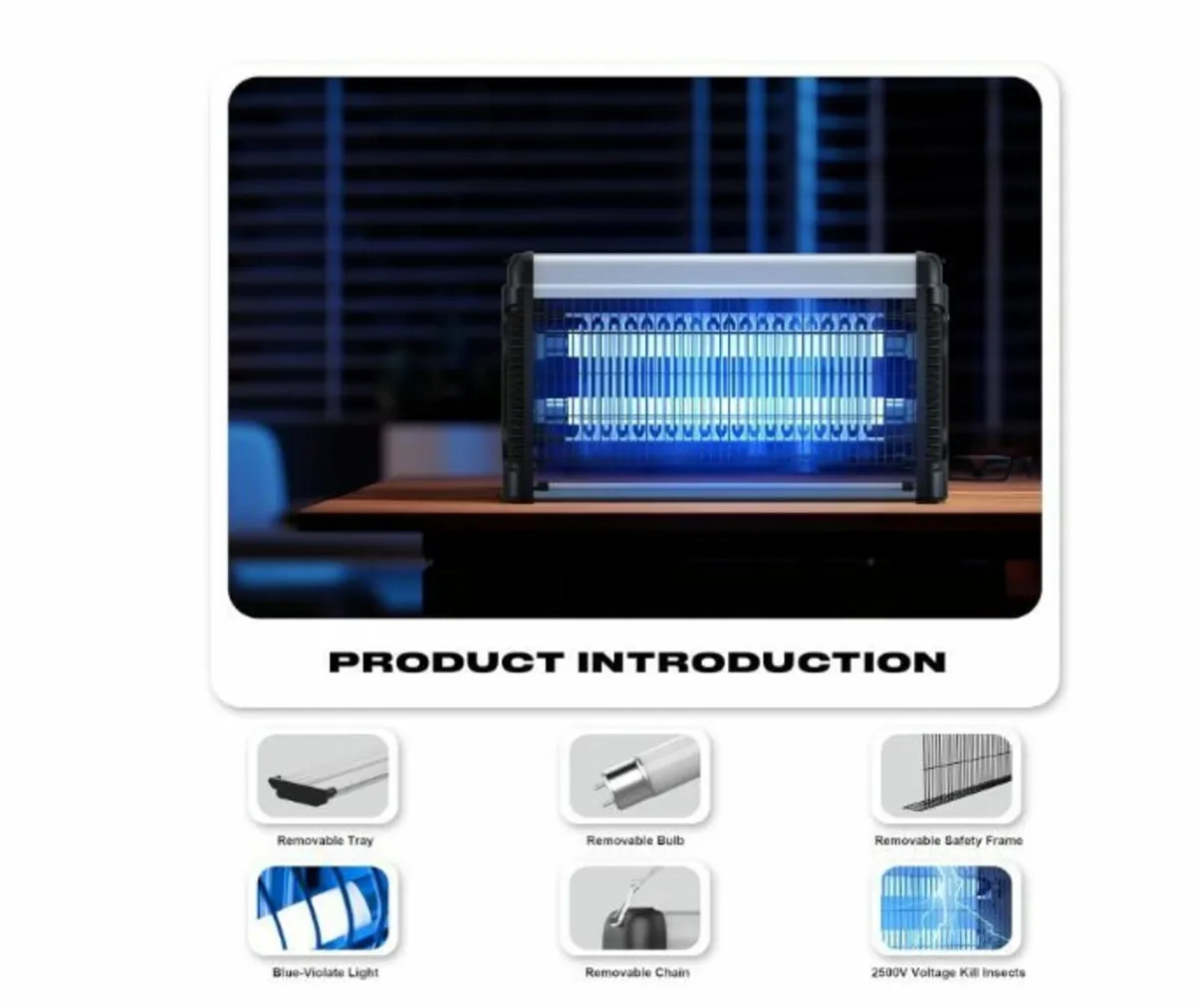 Electric Insect Killer, 2500 V 20 W - Image 4