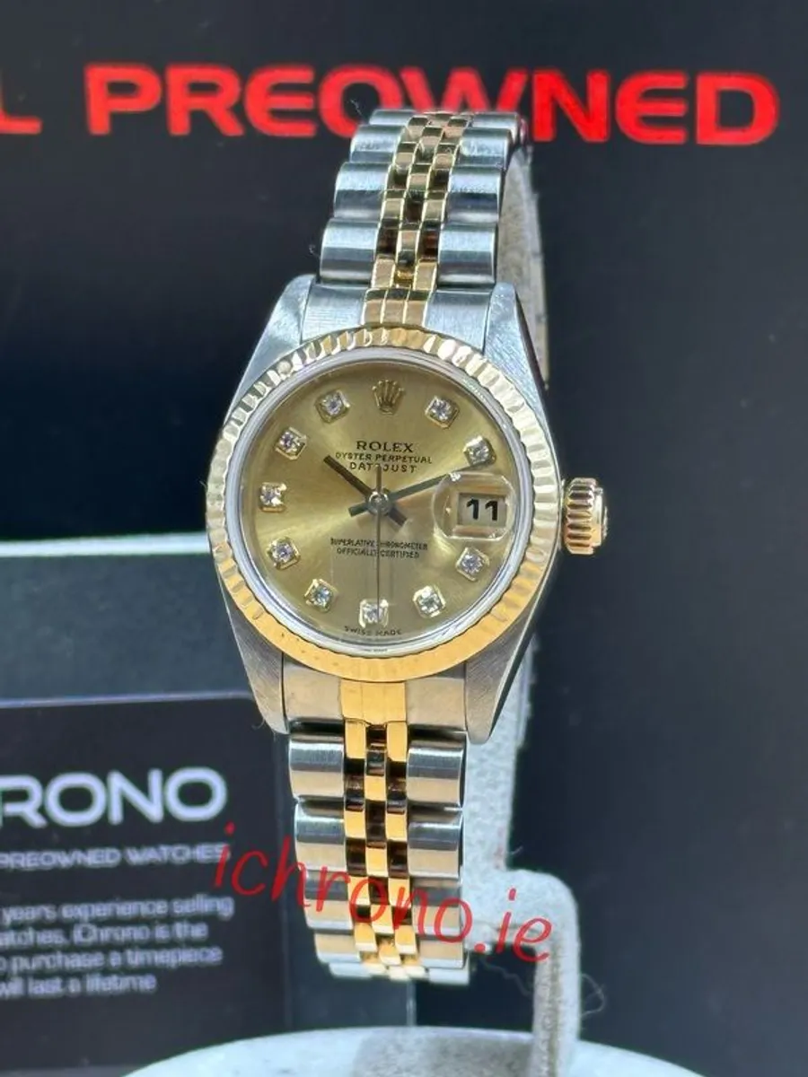 Rolex ladies diamond datejust 2003 - Image 4