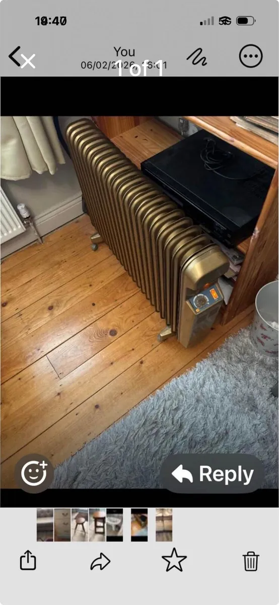 Dimplex electric oil filled heater
