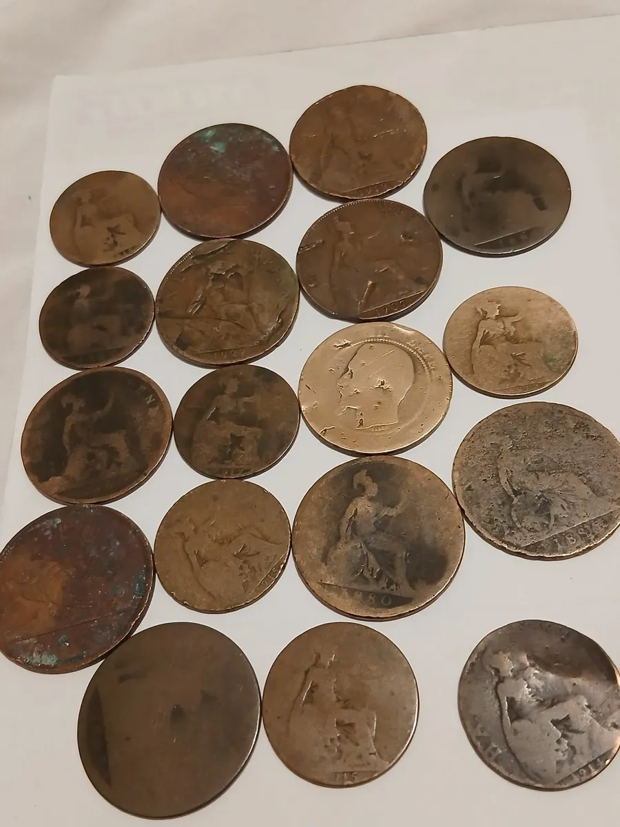 Damaged unwanted coins - Image 2