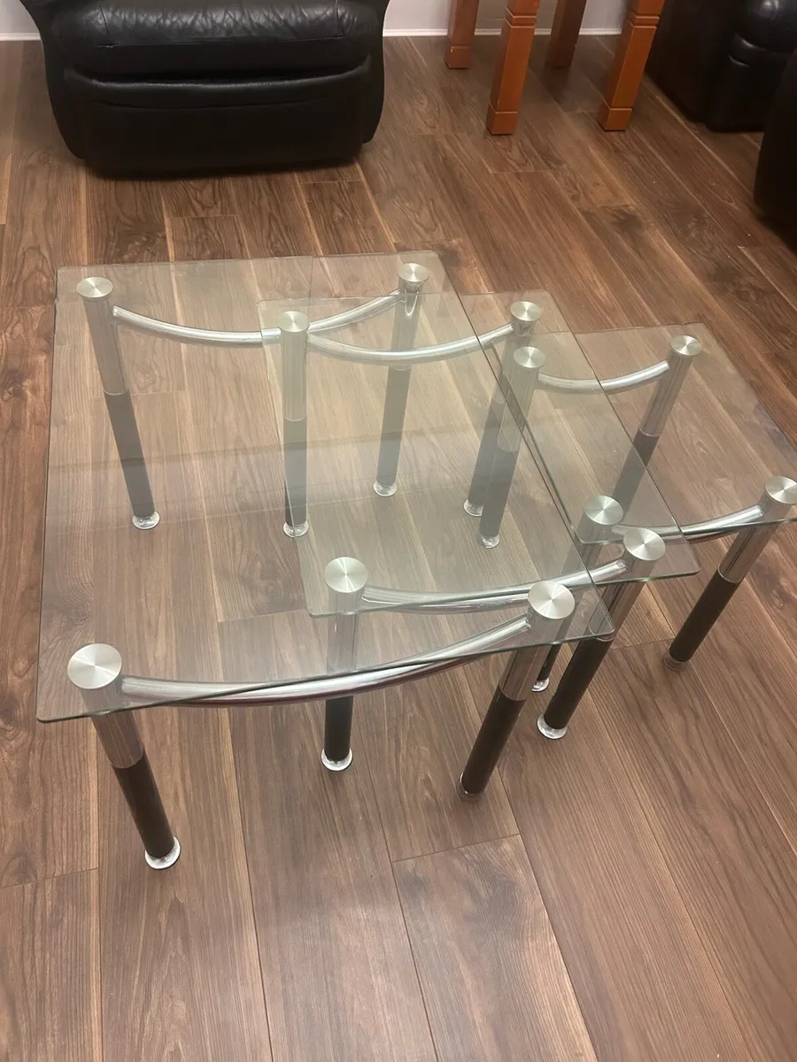 Modern Glass Coffee Table - Image 1