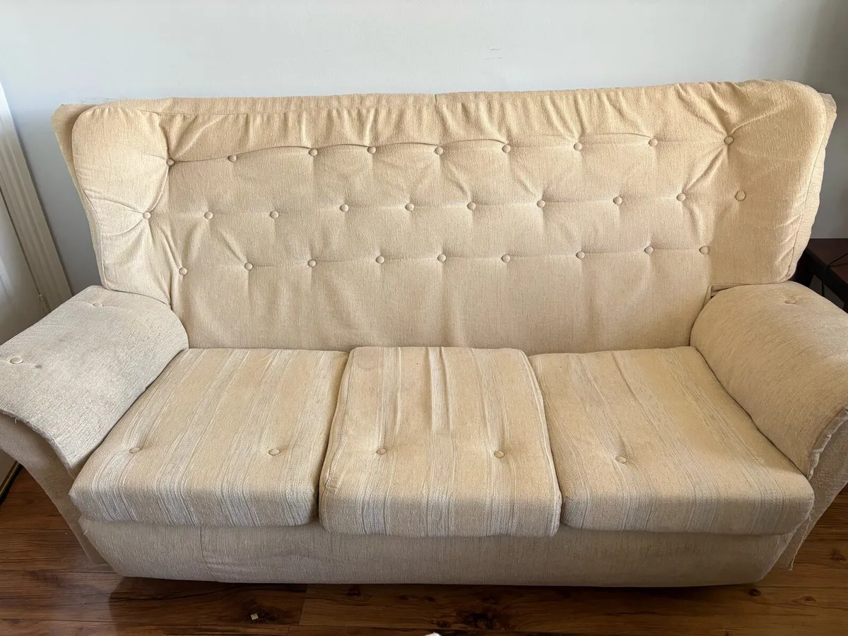Retro Sofa and two arm chairs - Image 2