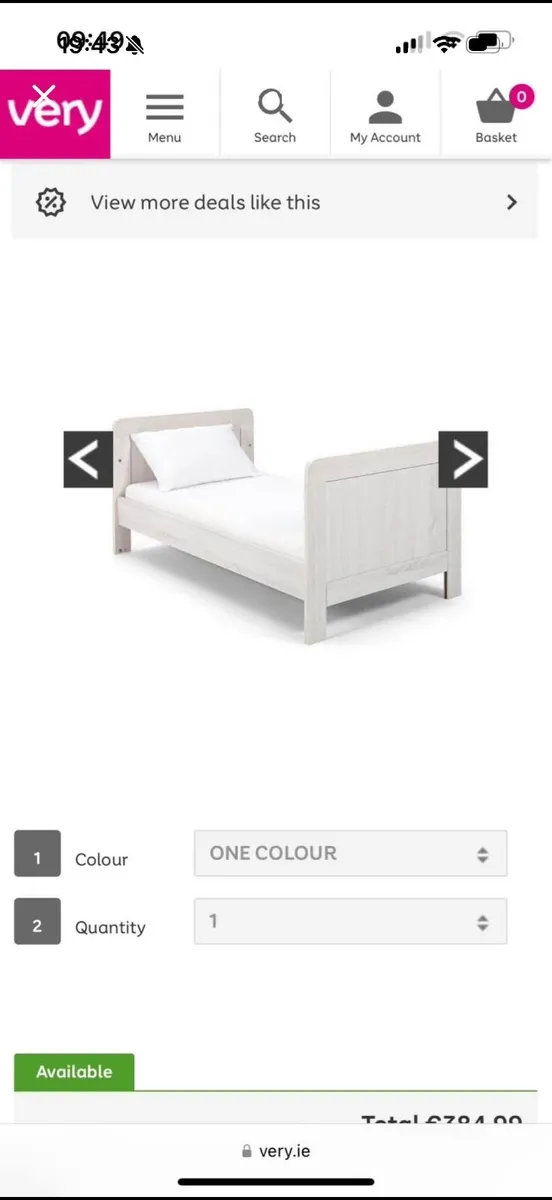 Cot & Baby Changing Unit - Image 4