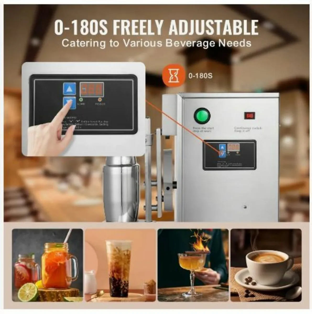 Milkshake Maker Machine, 120W Commercial - Image 3