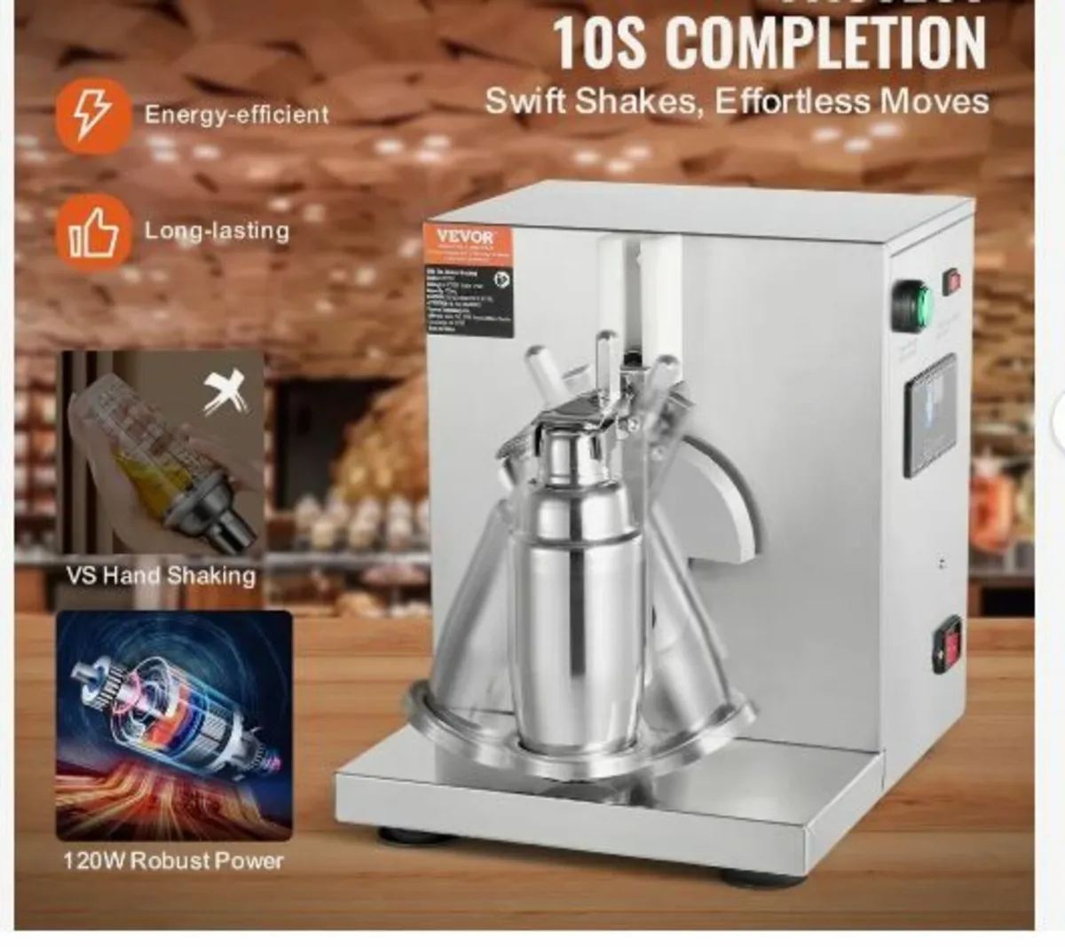 Milkshake Maker Machine, 120W Commercial - Image 4