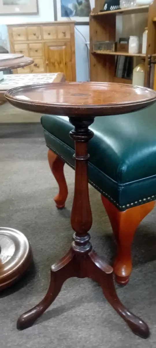 Edwardian Inlaid Plant Stand - Image 3