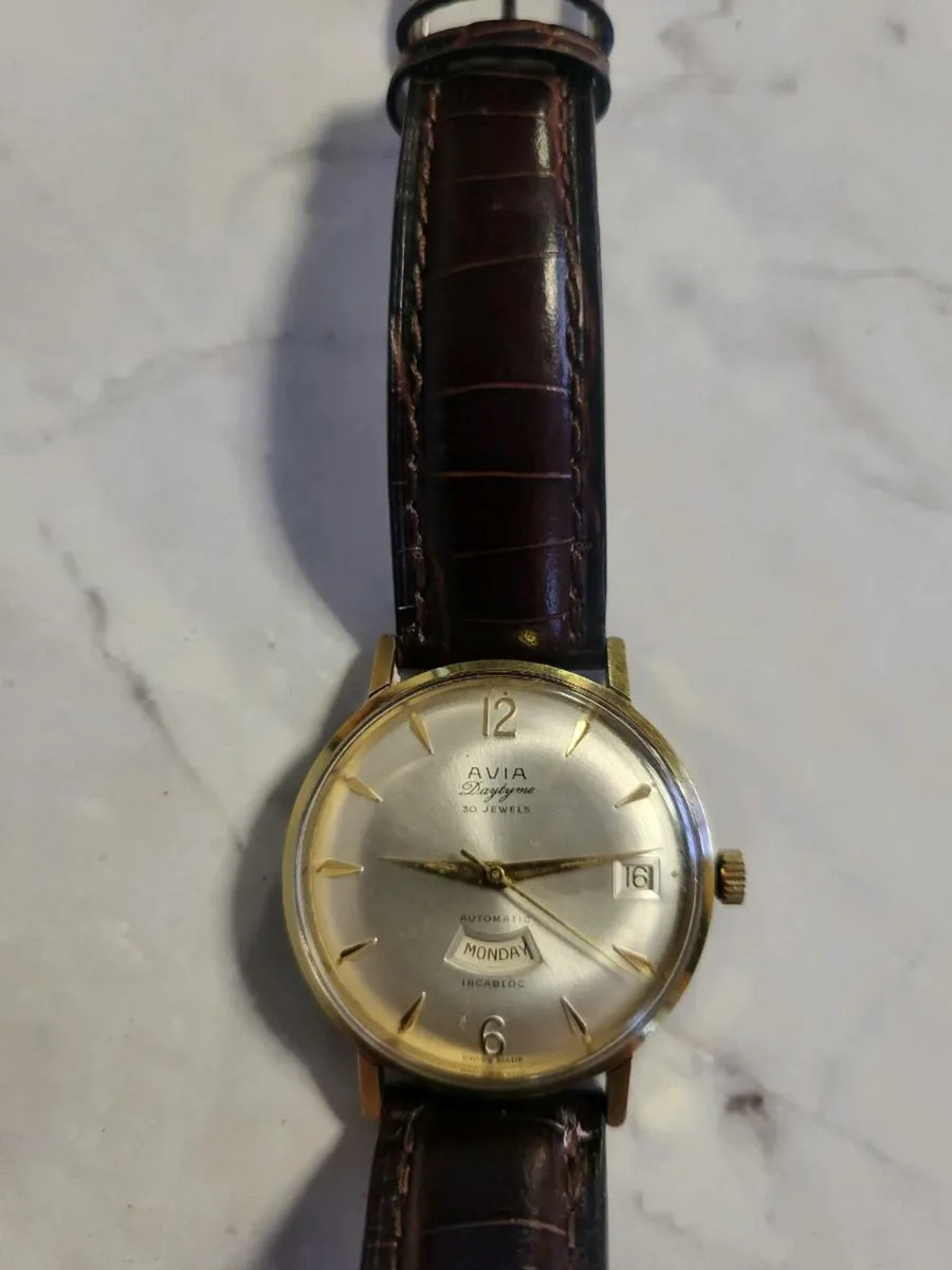 Avia 30 jewel gents automatic 1960s watch - Image 4