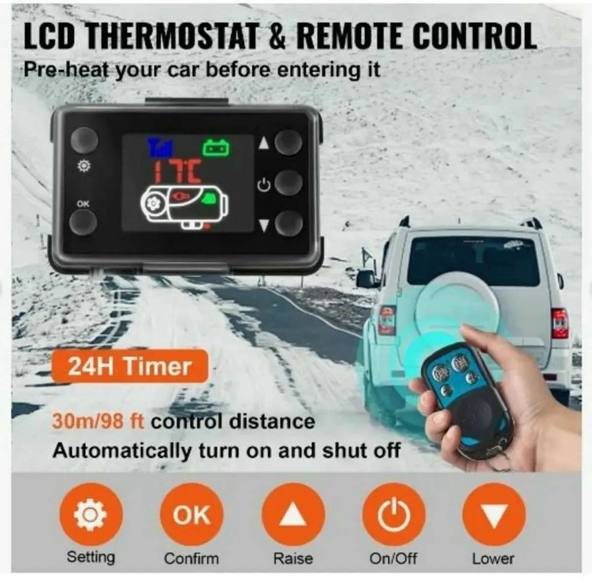 12V Diesel Air Parking Heater 5/8KW for Car Truck - Image 3