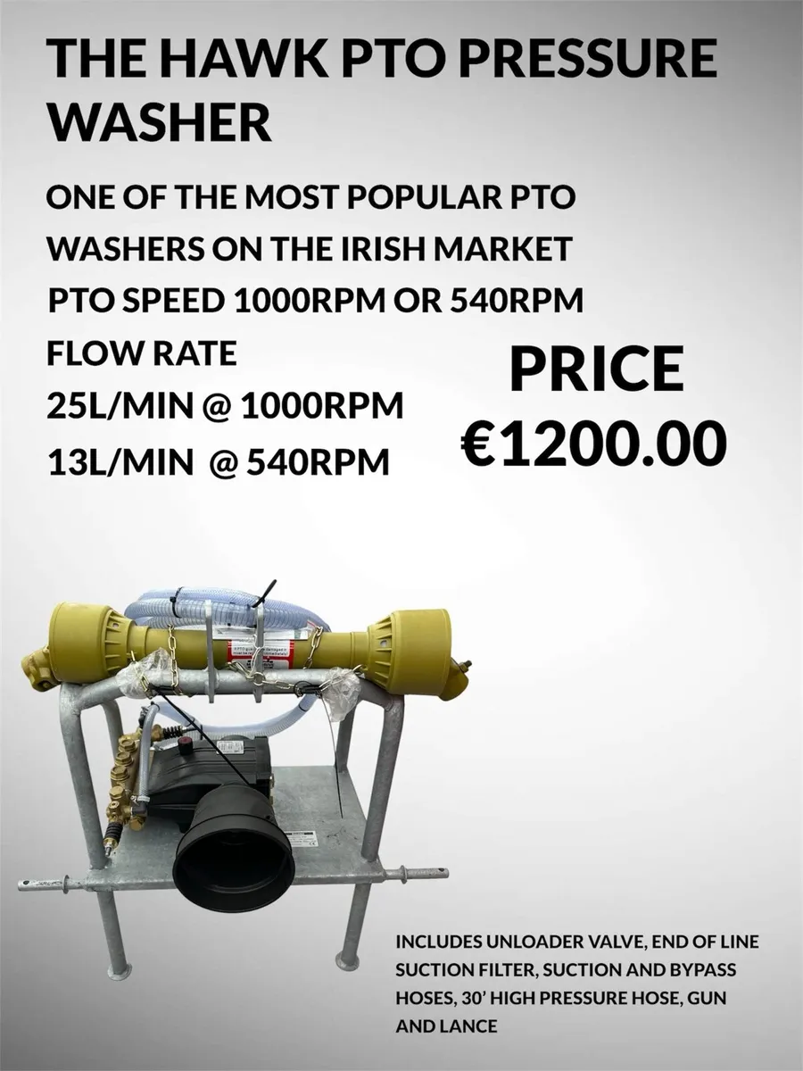 HAWK PTO PRESSURE WASHER