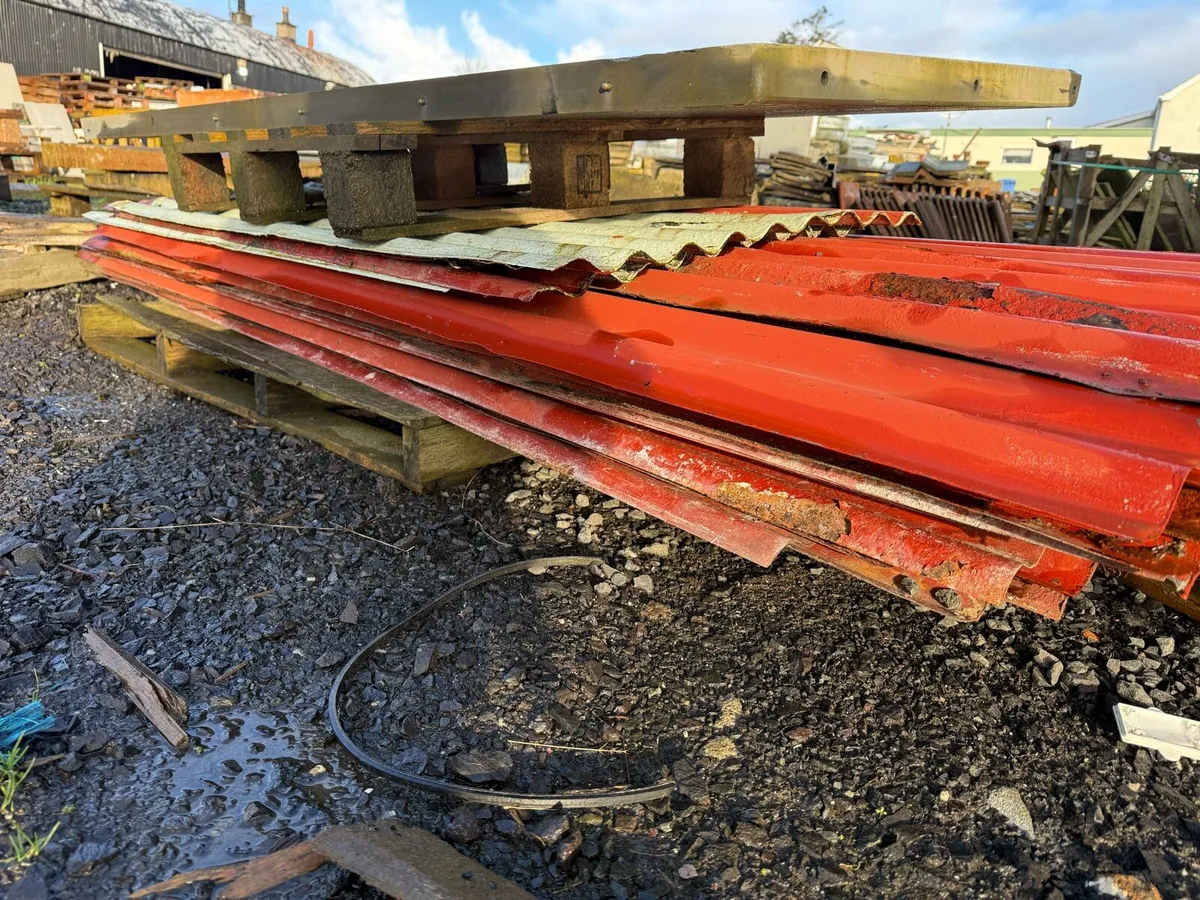 Used corrugated zinc cladding. - Image 4