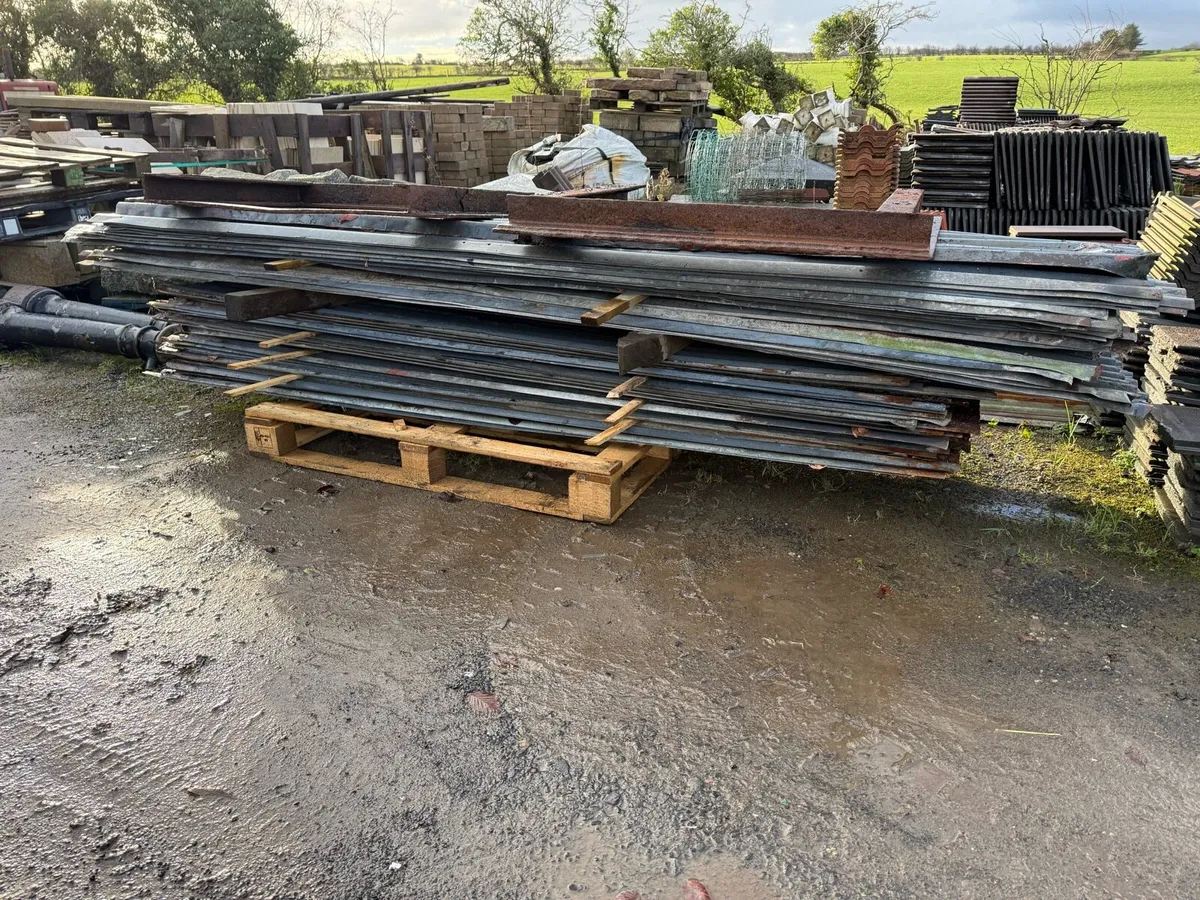 Used corrugated zinc cladding. - Image 1