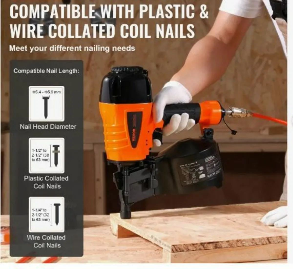 Coil Siding Nailer CN65 - Image 2