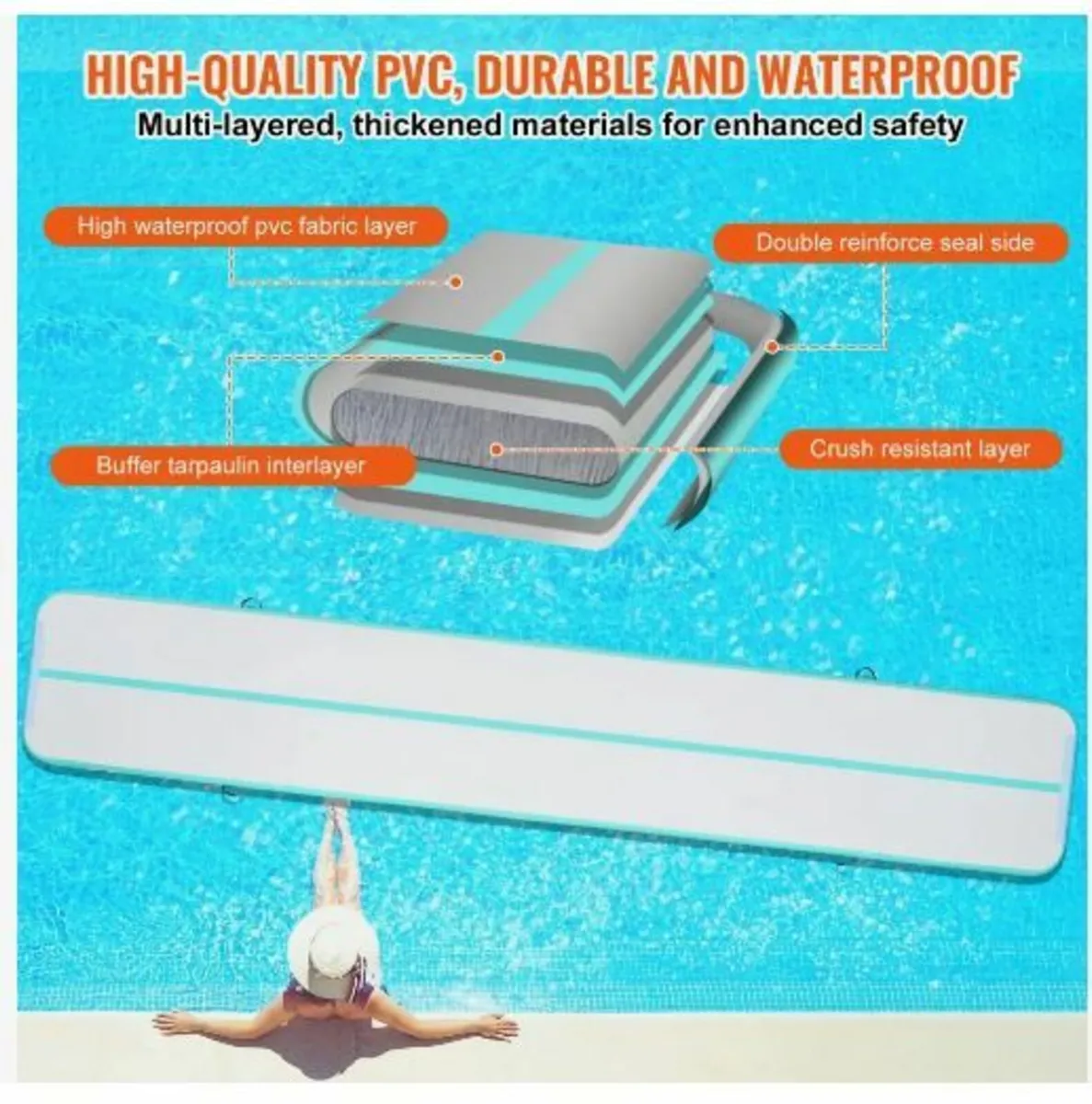 6.1 m Air Track Inflatable Training Tumbling - Image 3