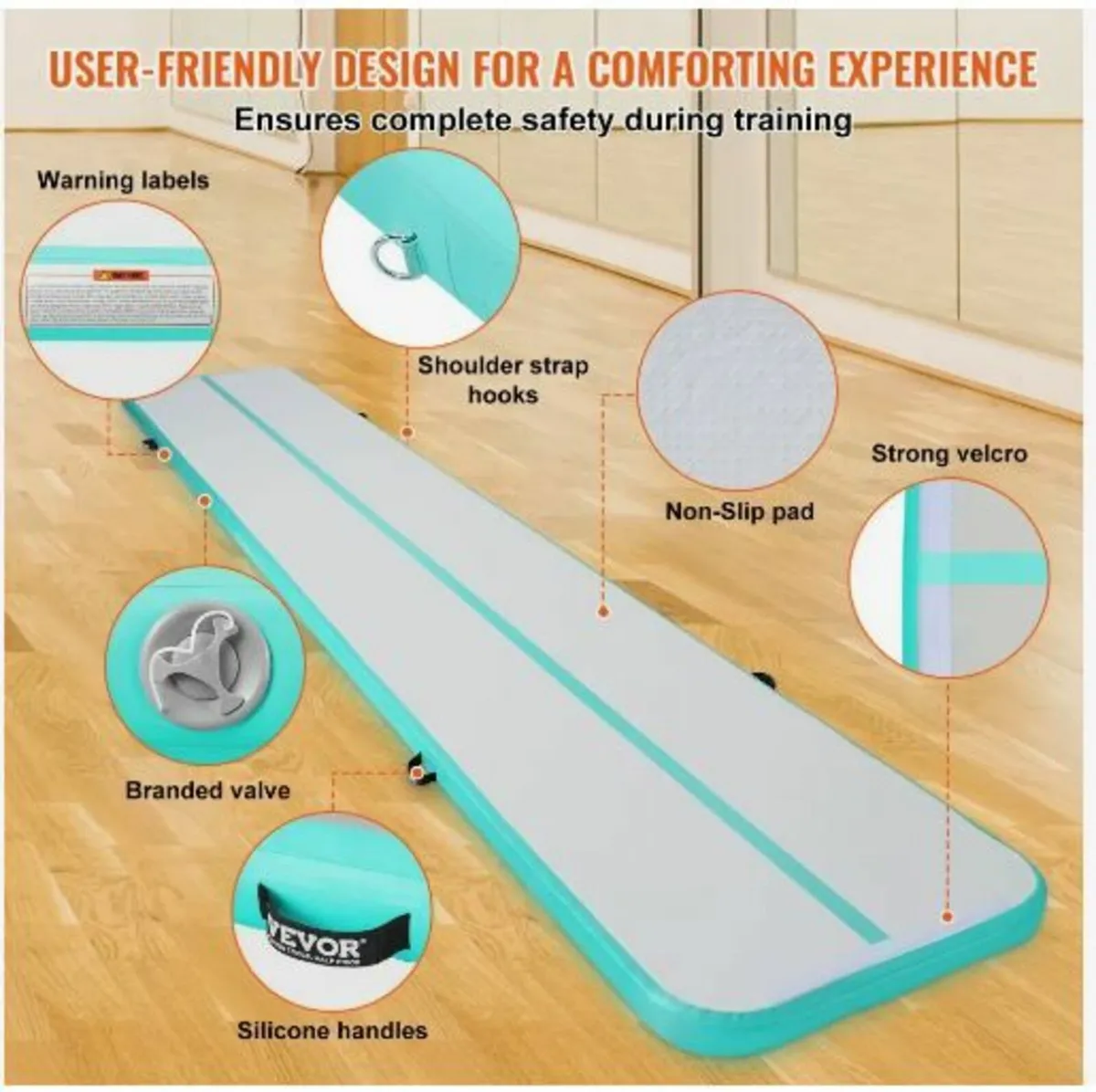 6.1 m Air Track Inflatable Training Tumbling - Image 4