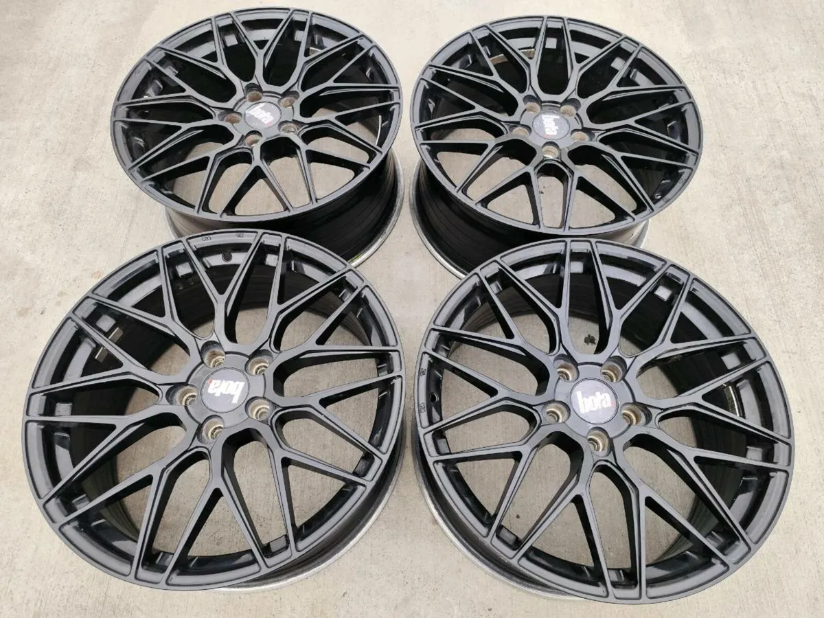 19" black alloys for japanese cars - 5x114,3 pcd - Image 1