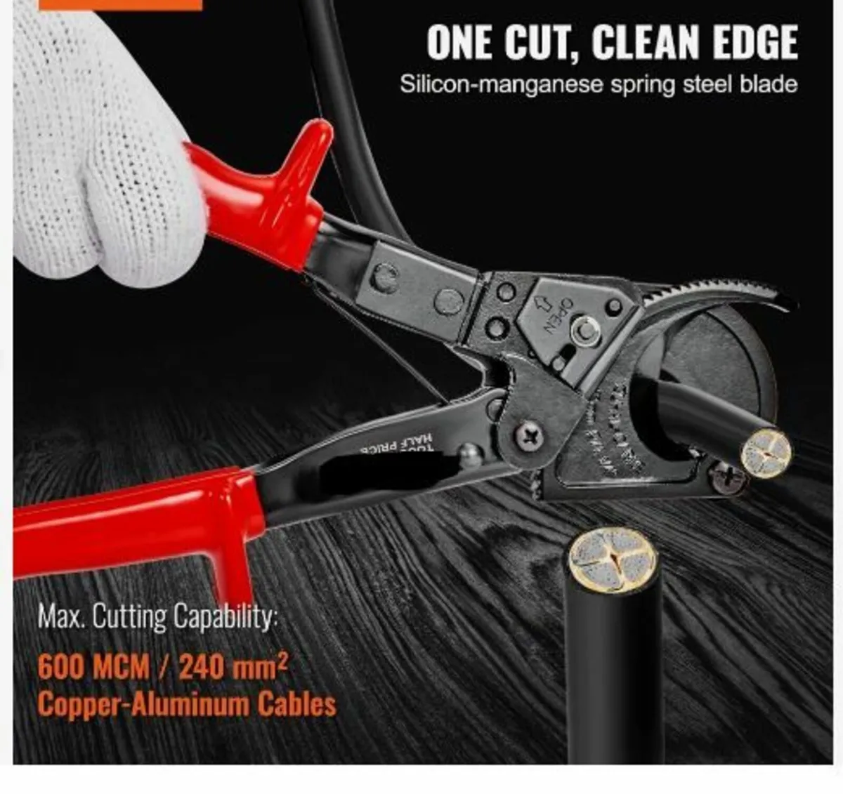 Ratcheting Cable Cutter - Image 3