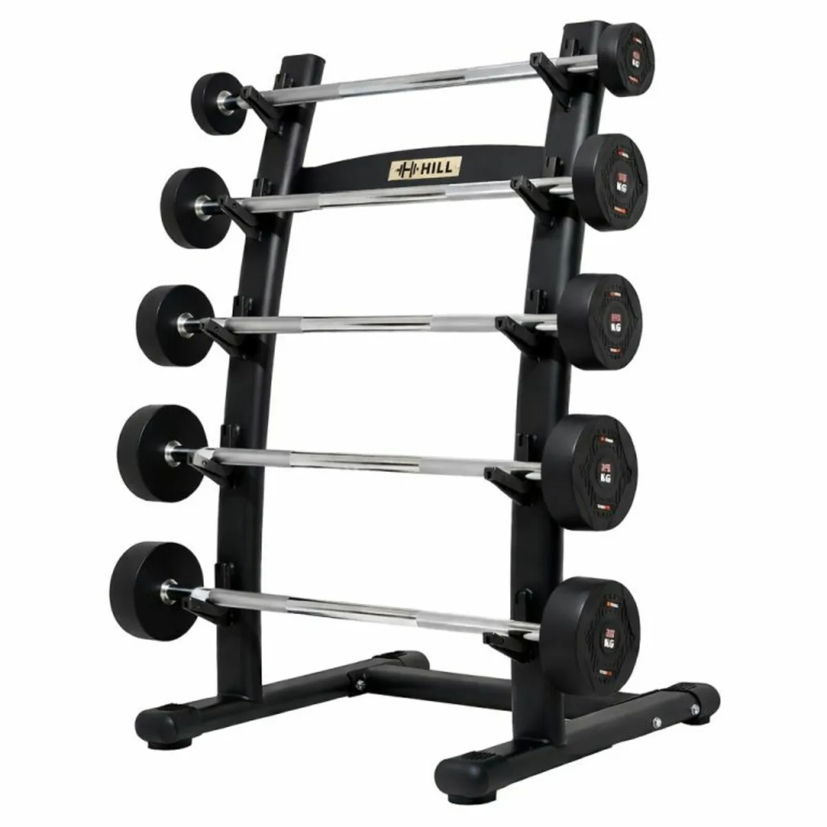 10kg - 30kg Fixed Barbell Set + Rack (Weights Gym) - Image 1