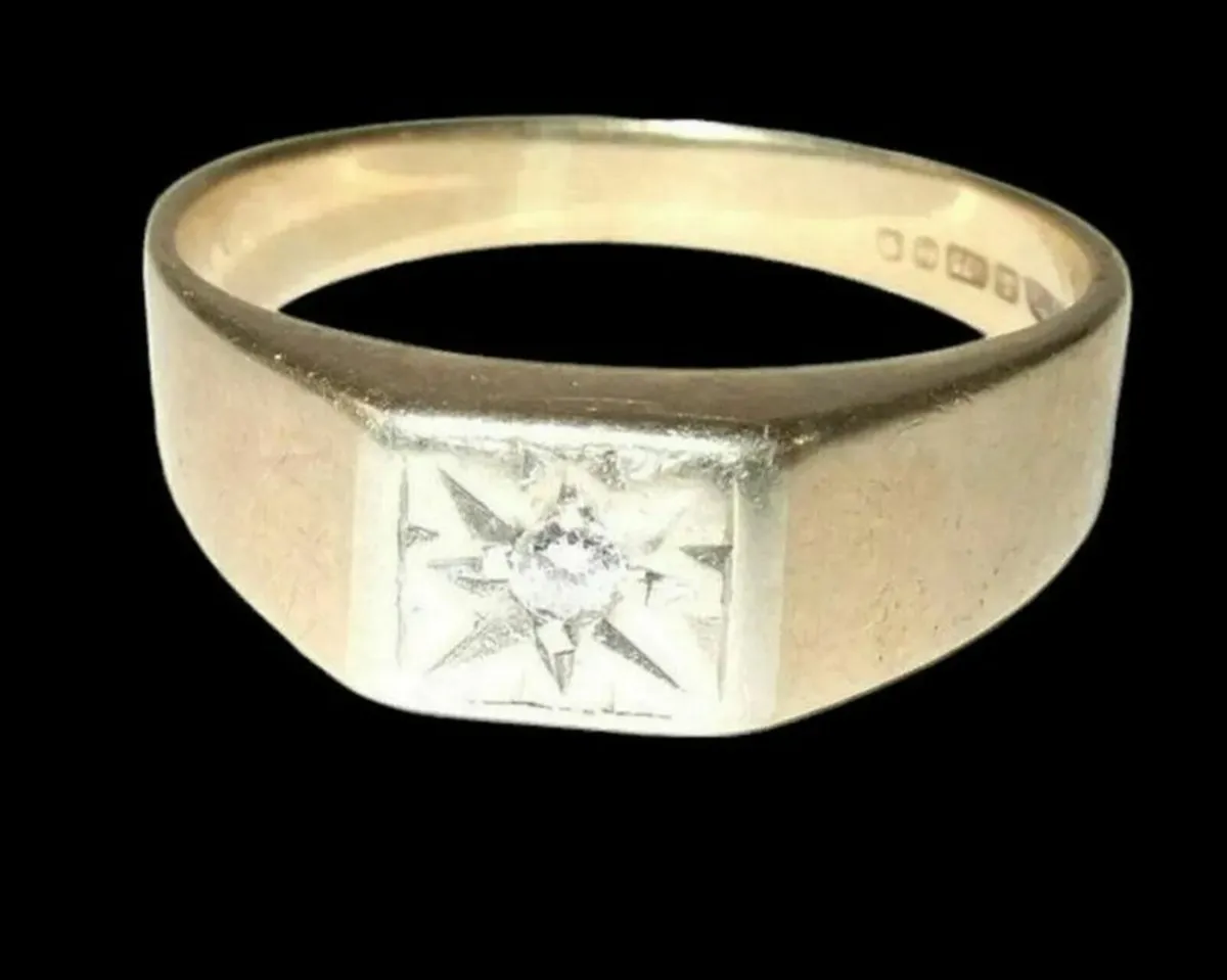 Vintage Hallmarked 9ct Solitaire - Image 4
