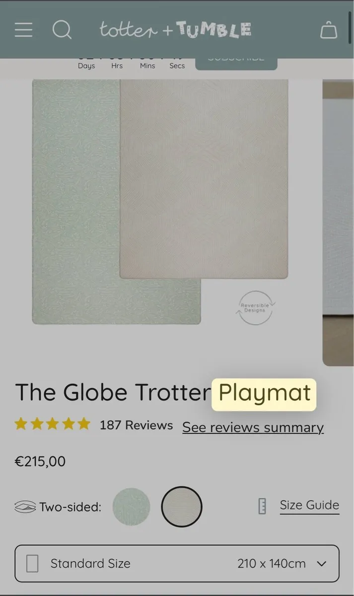 Totter and Tumble playmat - Image 1