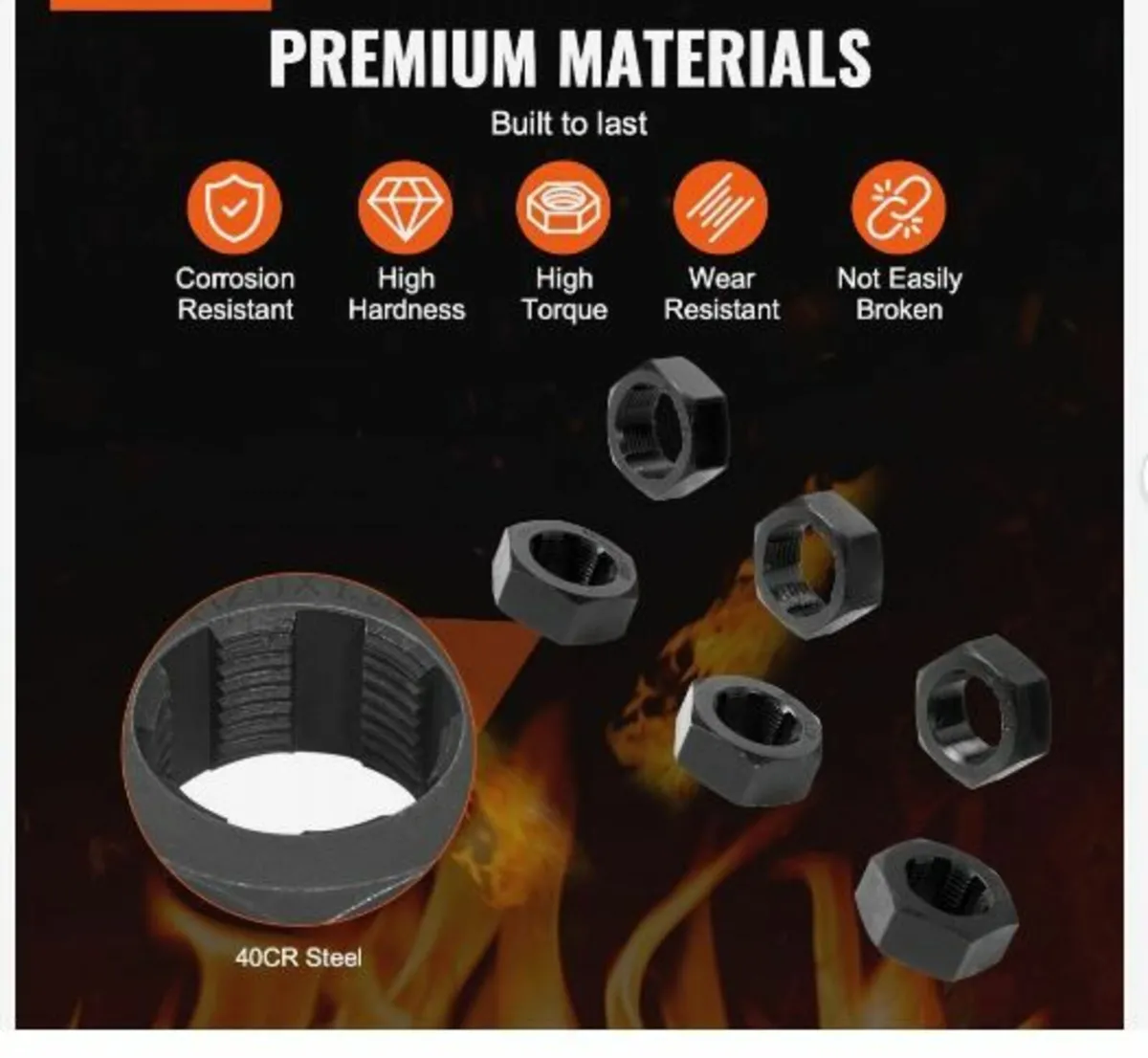 10-Piece Axle Spindle Thread Chaser Set - Image 3