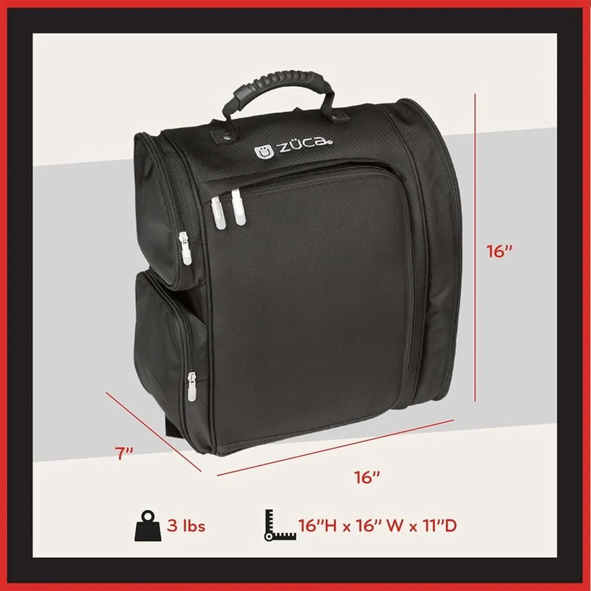 Zuca Pro Artist Back Pack - Hairdresser/MUA Bag - Image 2