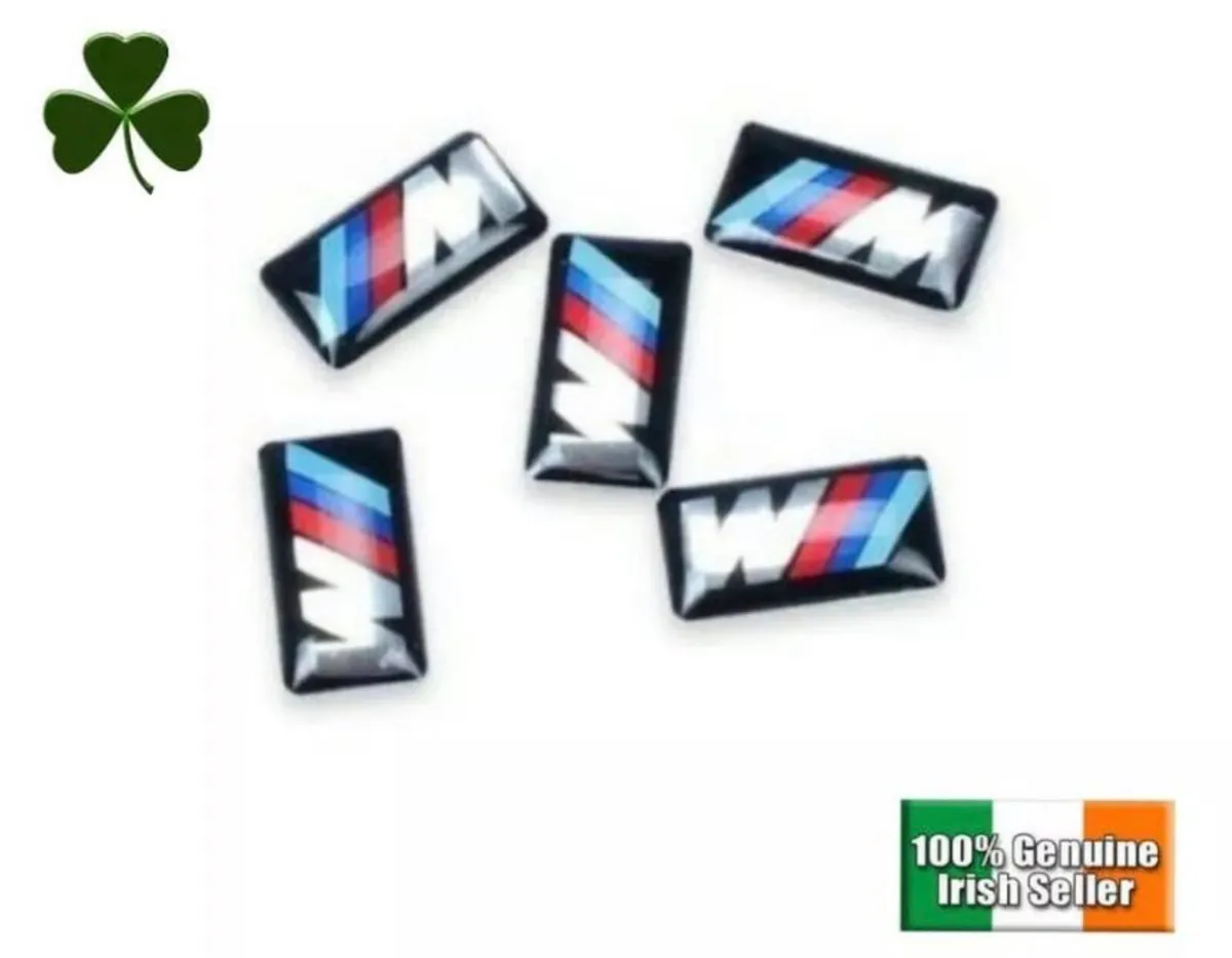 BMW centre caps 68mm + Msport 3D stickers - Image 4