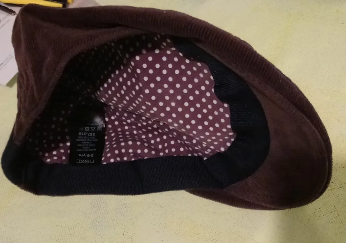 Kids flat cap toddler paddy cap driver hat bunnet - Image 4