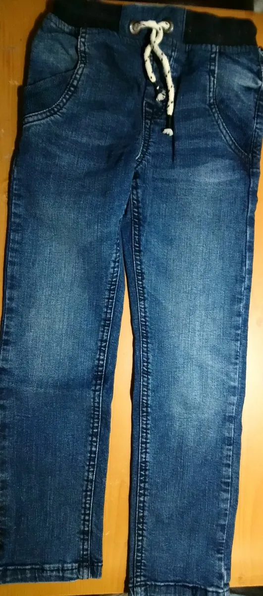Denim - boys jeans trousers - pants age 6-7 years - Image 3