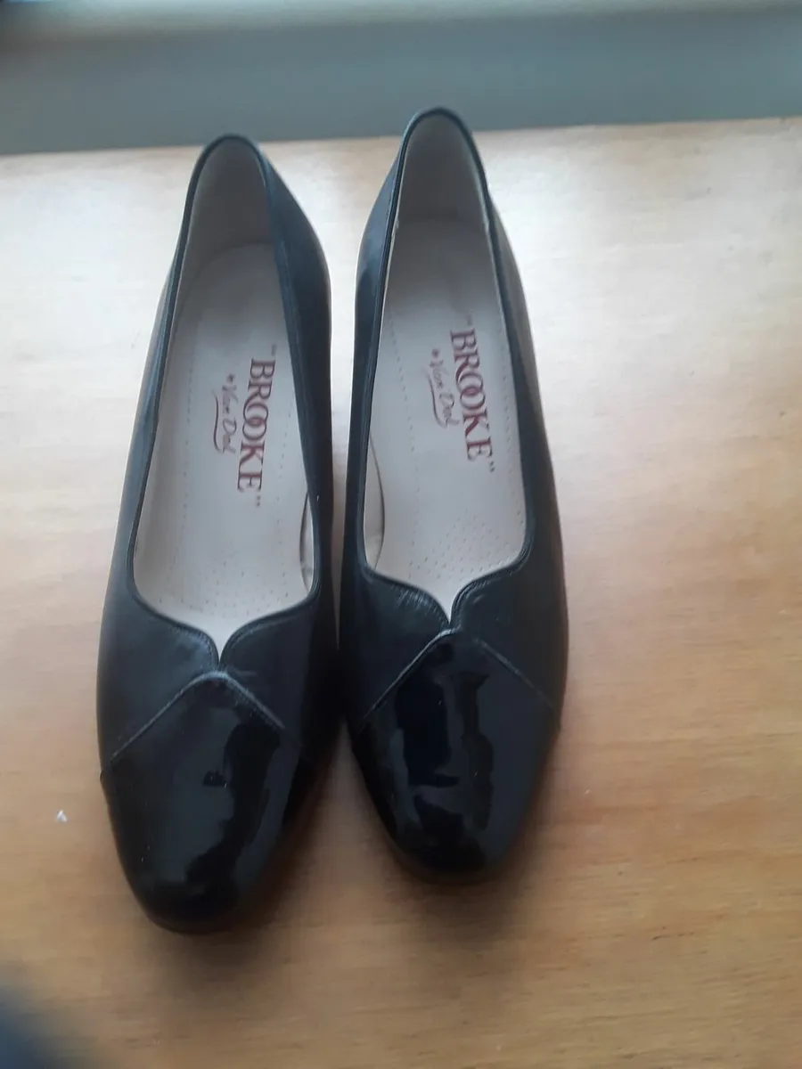 Brand new black designer shoes ladies - Image 1