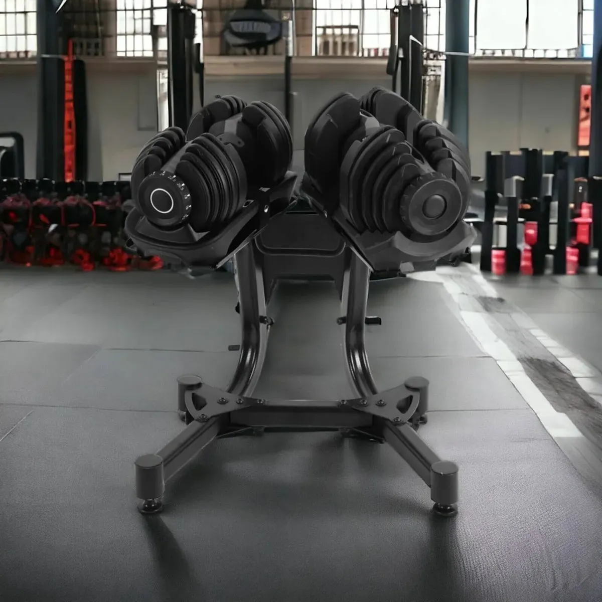 Dumbbell rack with 2x40kg Dumbbels brand new - Image 2