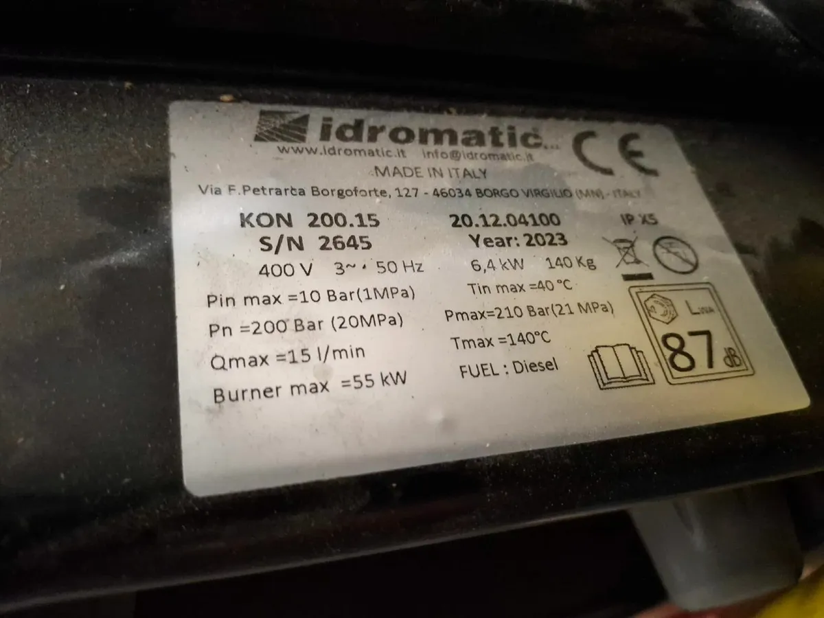 Idromatic Power washer - Image 2