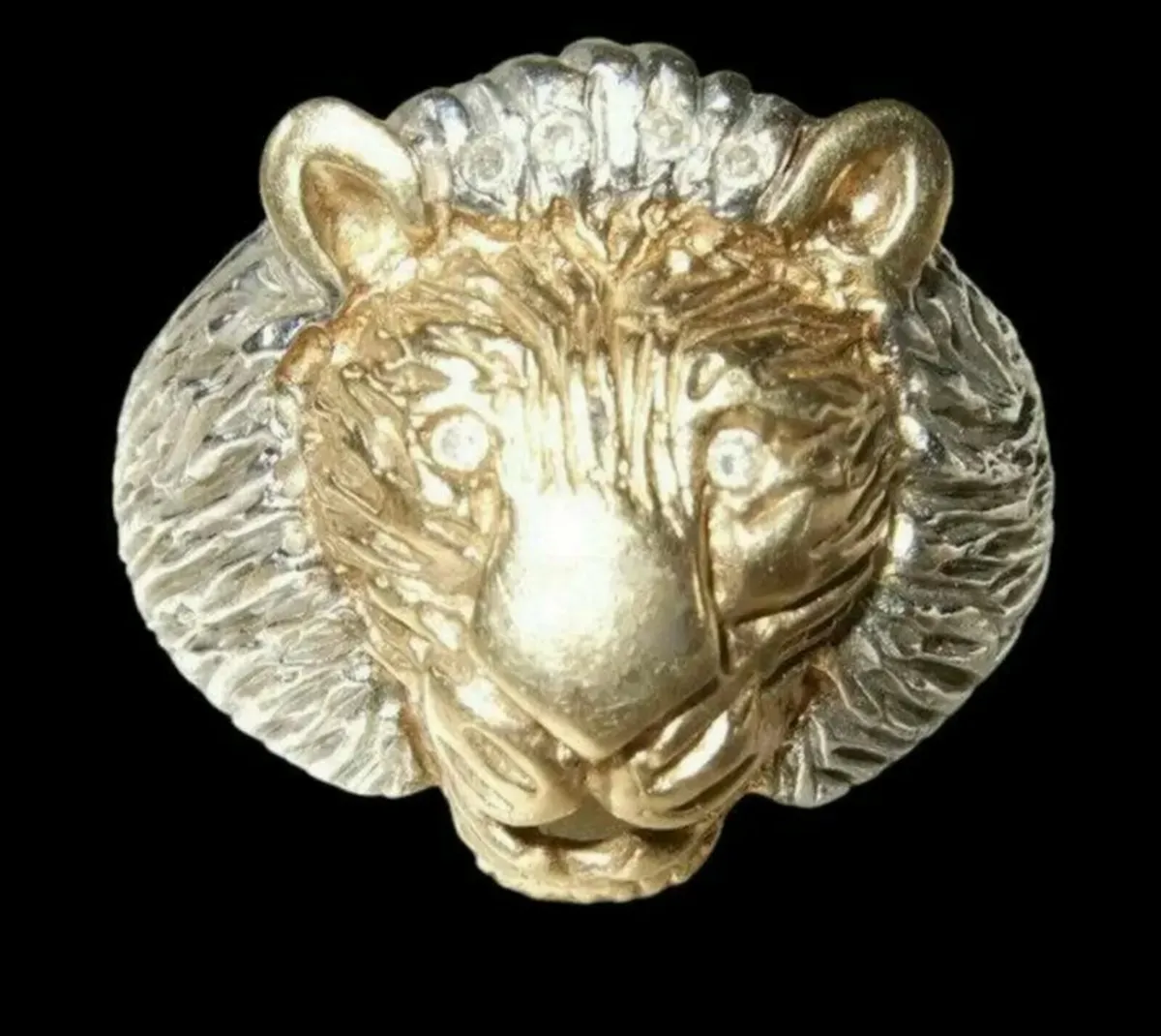 Vintage Hallmarked 9K Gold/Diamond Ring - Image 1