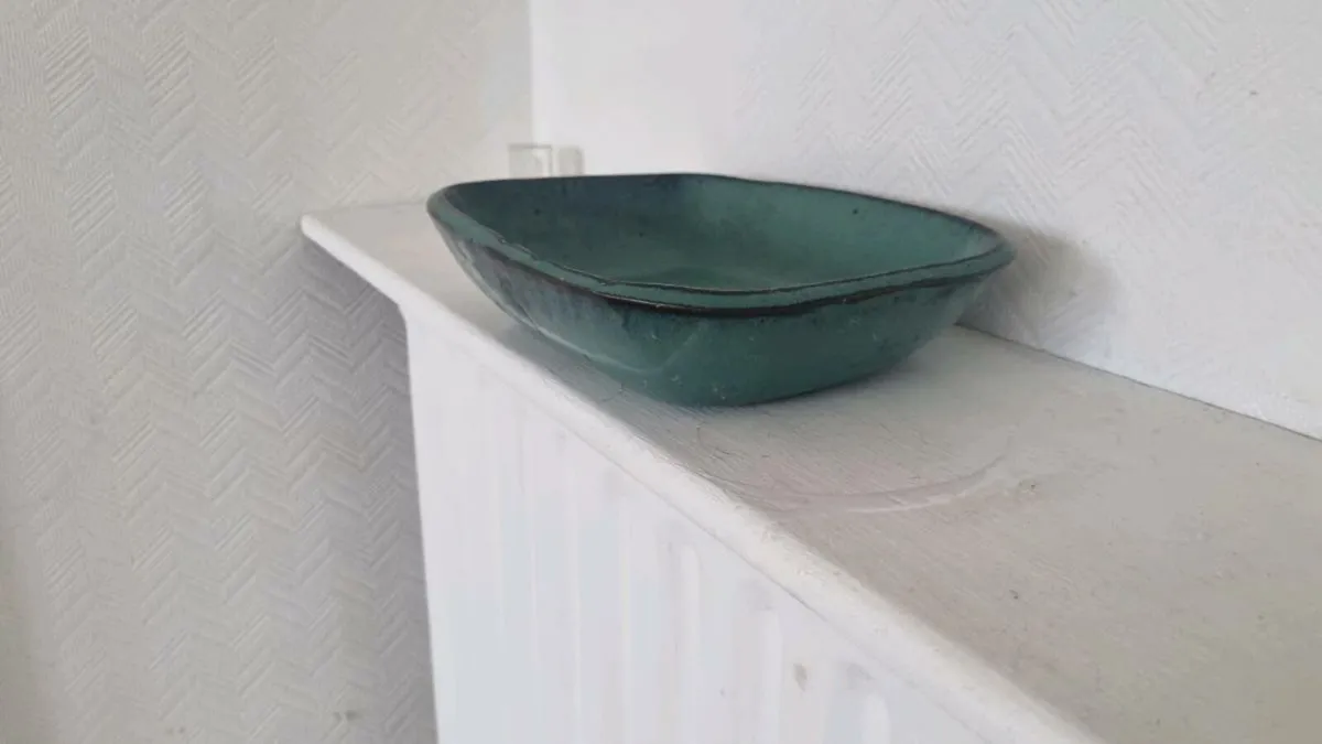 Vintage Ceramic Glazed Dish - Image 4