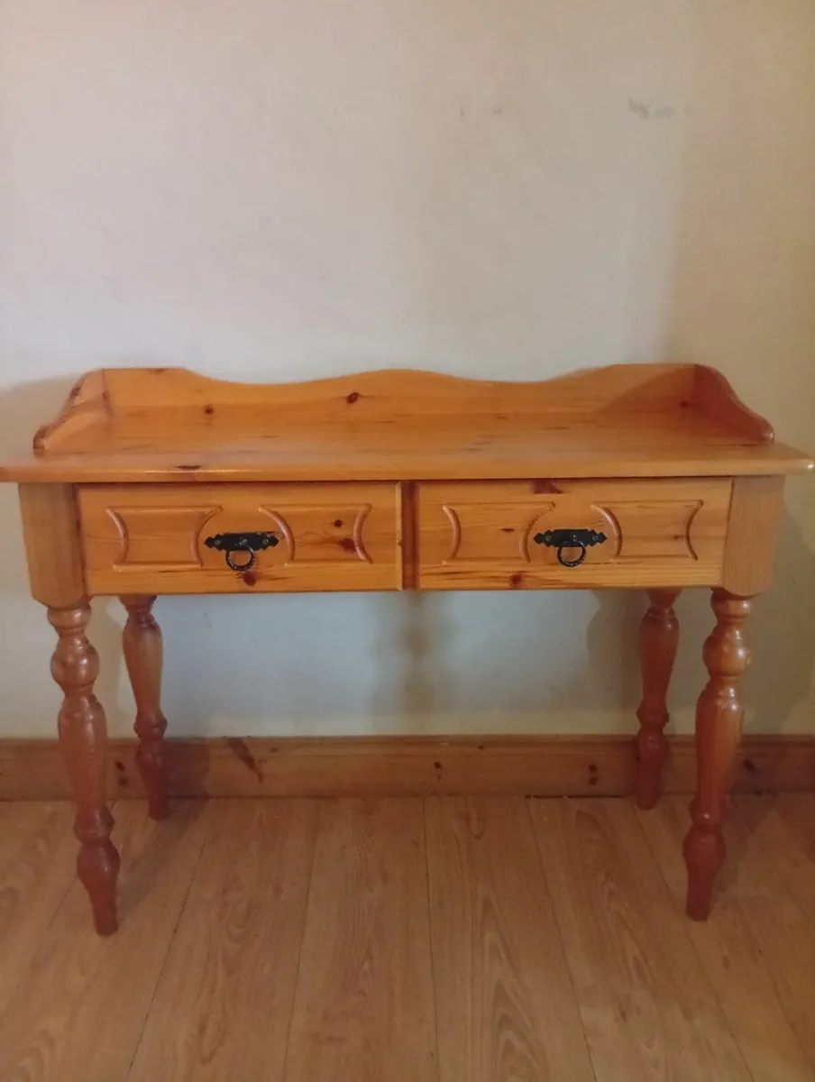 Solid Quality Sturdy Console Hallway Table - Image 1