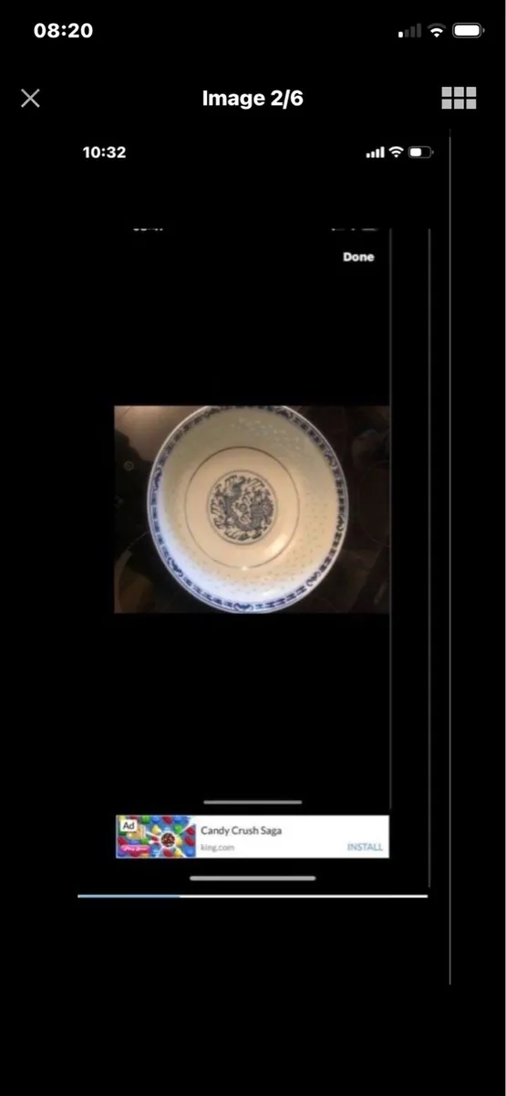 Antique Chinese Dragon Rice bowl - Image 2