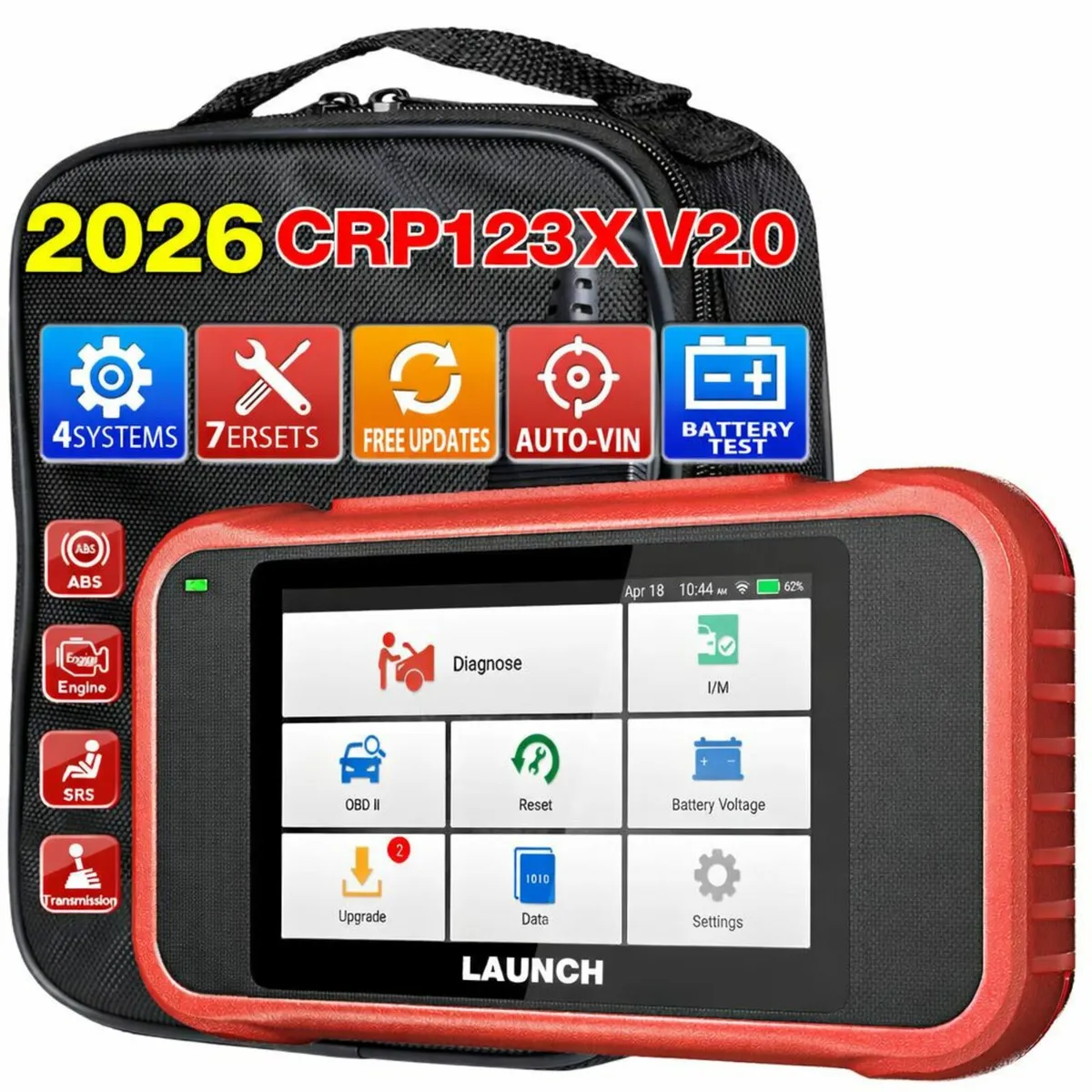 Launch CRP 123X Diagnostic Tool, Code Reader - Image 1