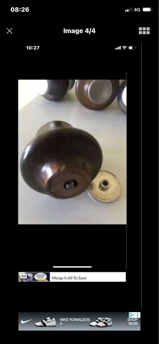 Vintage Timber Drawer Knobs (4) - Image 4