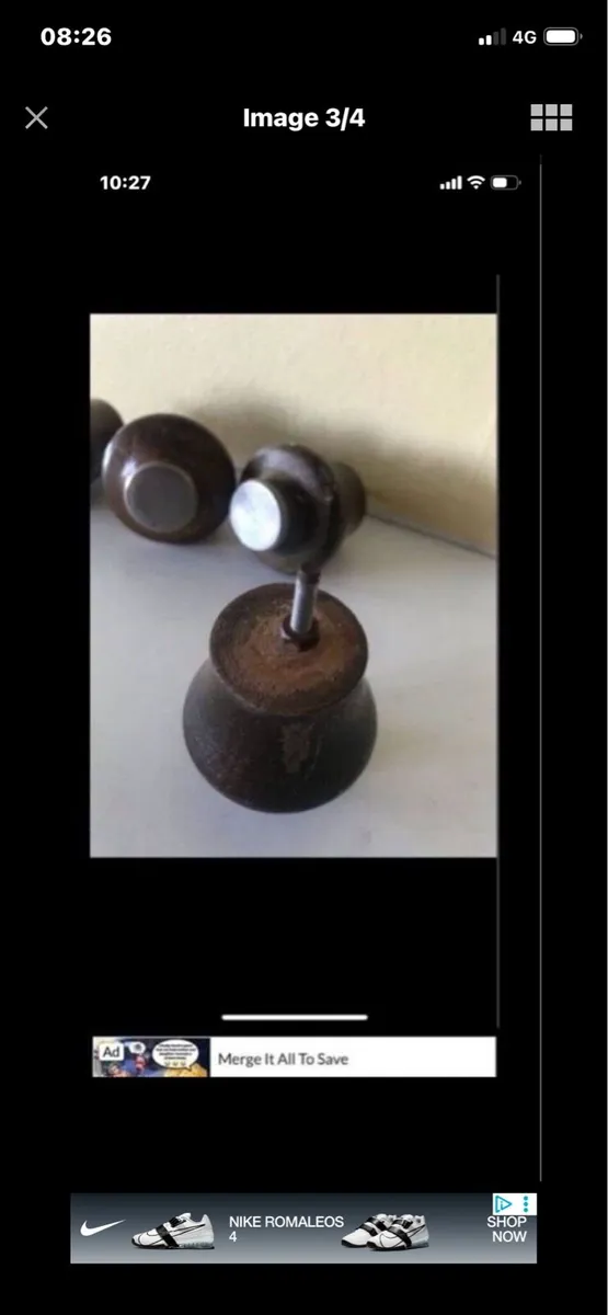 Vintage Timber Drawer Knobs (4) - Image 3
