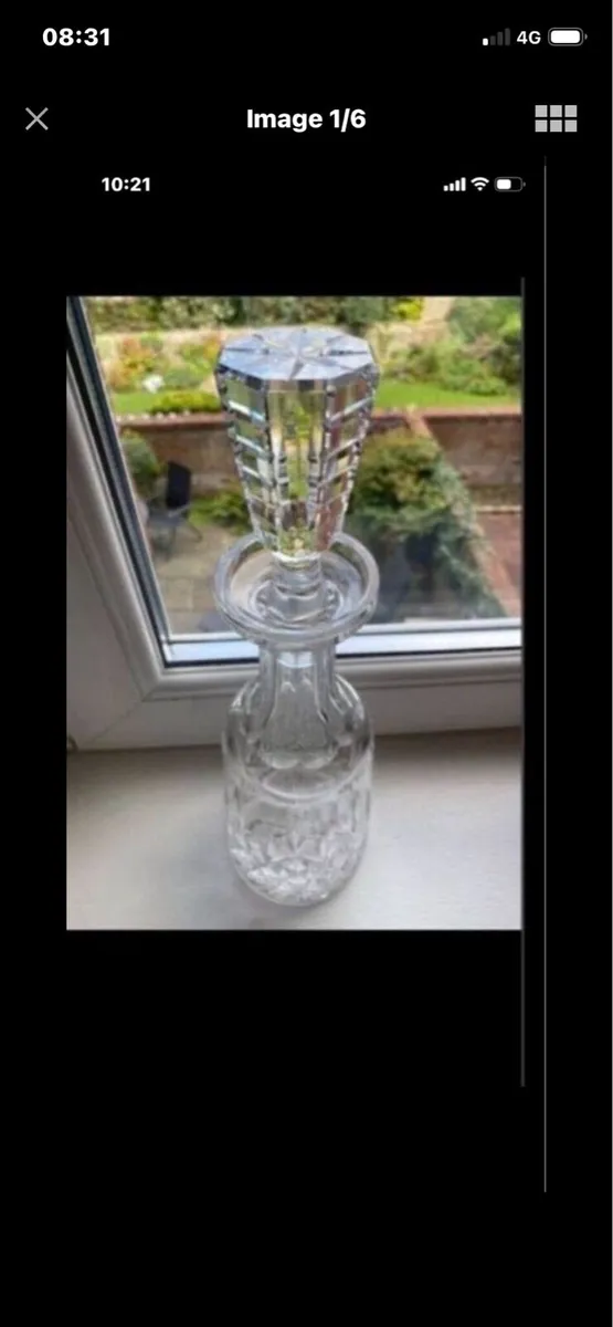 Vintage Waterford Crystal Lismore Decanter - Image 2