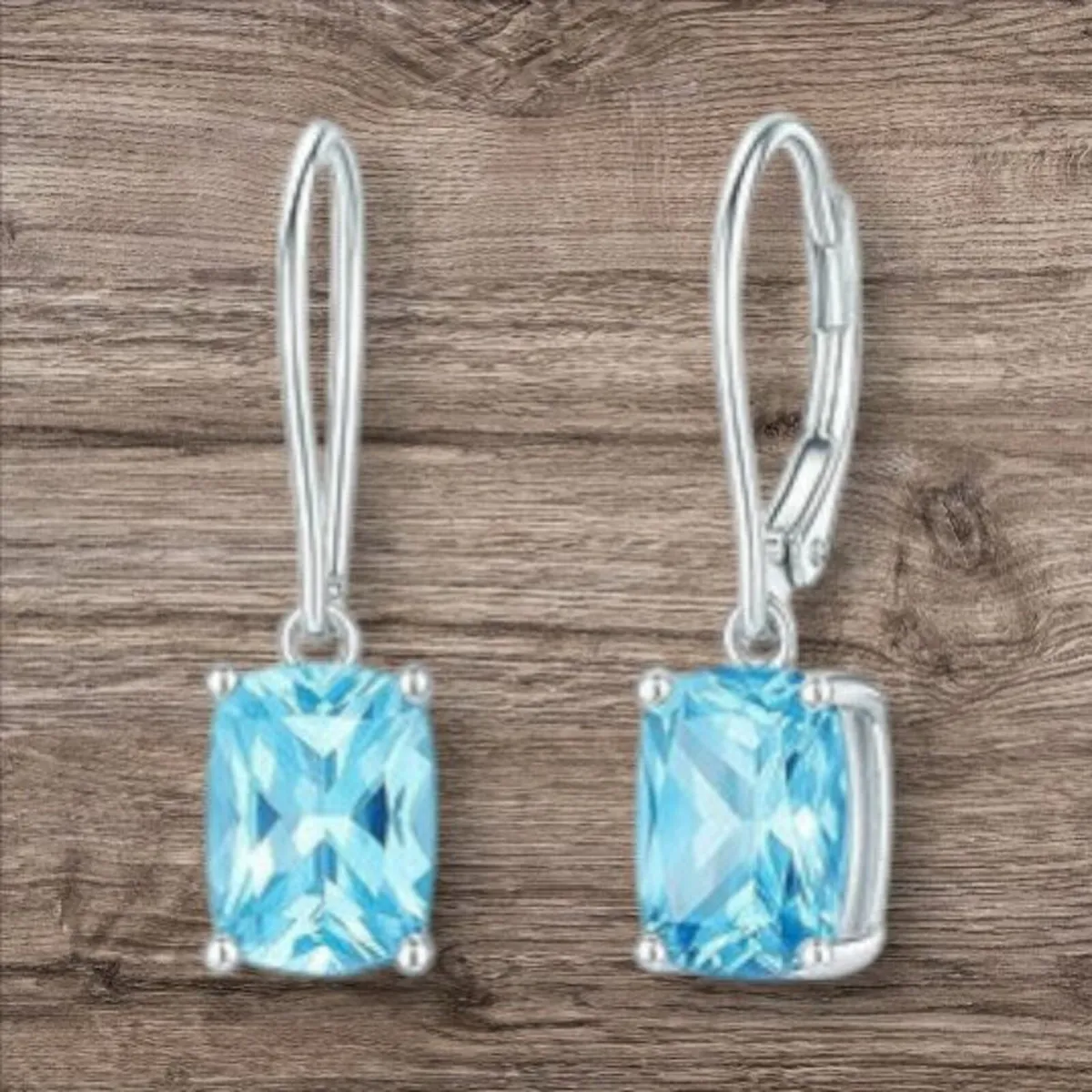 Silver & Topaz Earrings - Image 2