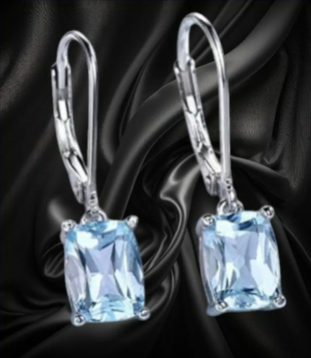 Silver & Topaz Earrings - Image 4