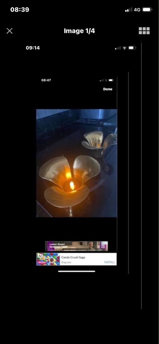 Brass Candleholder Set - Image 1