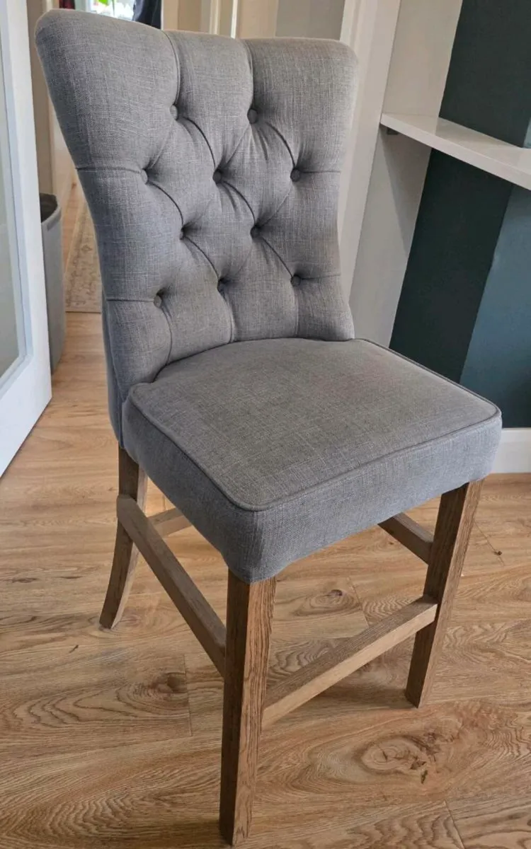 2 x Kitchen Counter Chairs - Image 1