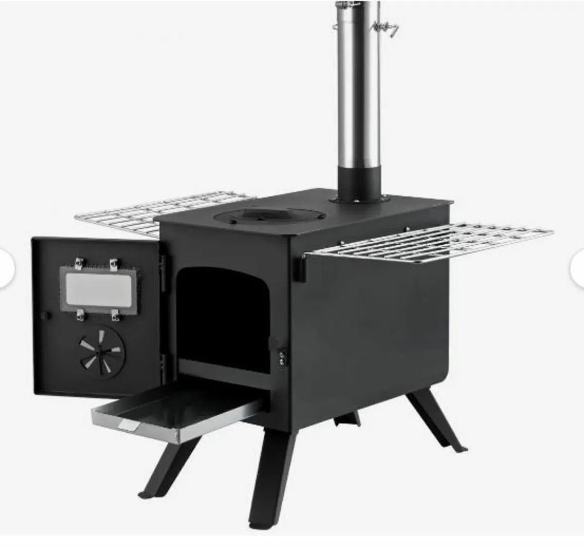 Wood Stove, 218.4 cm, Alloy Steel - Image 4